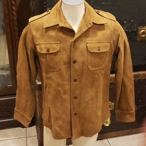 Vintage Lambskin Leather Suede Jacket